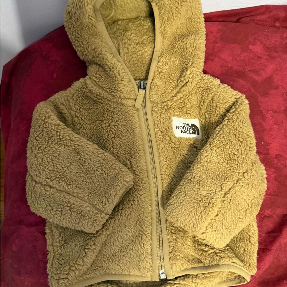 Infant The North Face Beige Sherpa Jacket